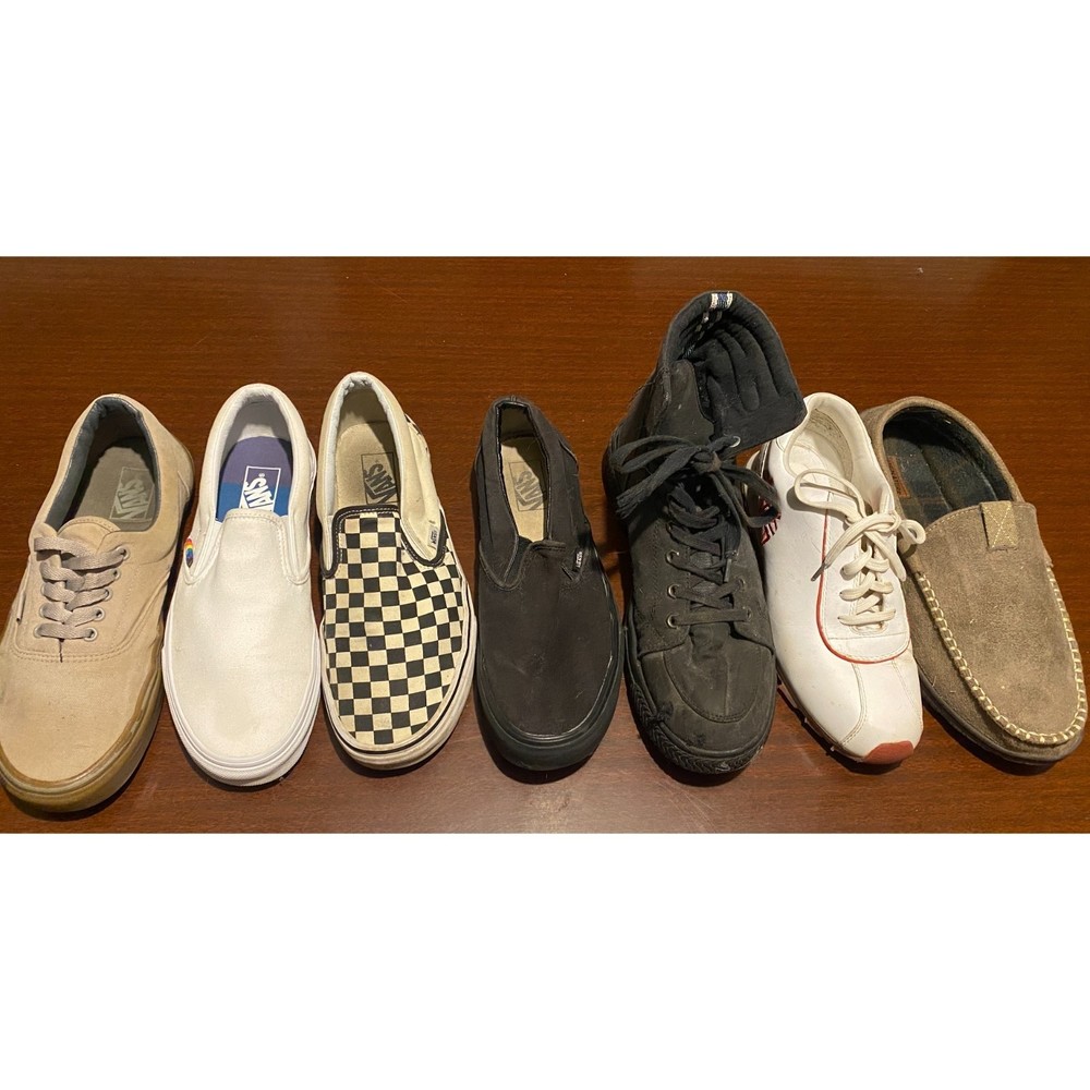 Men Boys Shoes Bulk Bundle Size 10 Vans Sneakers